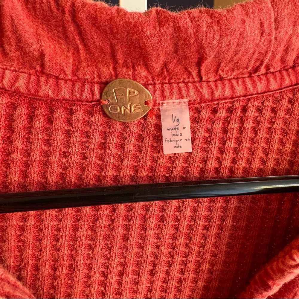 Free People NWT Women’s Oversized One Scout Jacket Rust Color Size L $128 Retail - Picture 6 of 16